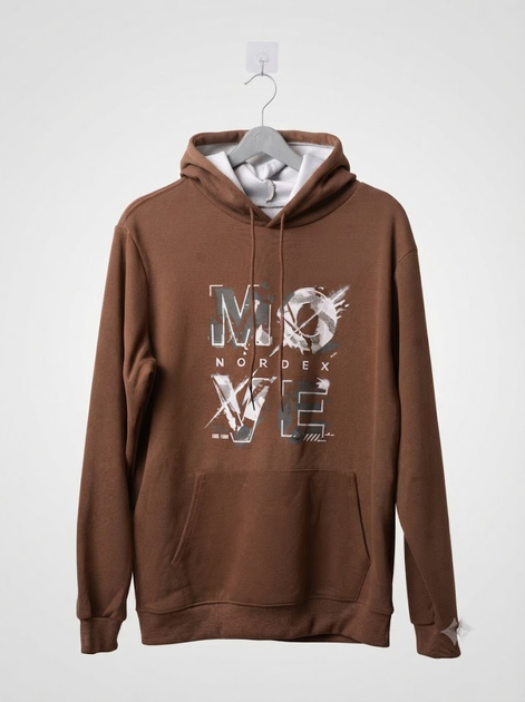 Толстовка мужская 2XL Коричневый FASHION (731364-2XL) - Фото 3 Толстовка мужская 2XL Коричневый FASHION (731364-2XL) - изображение 3