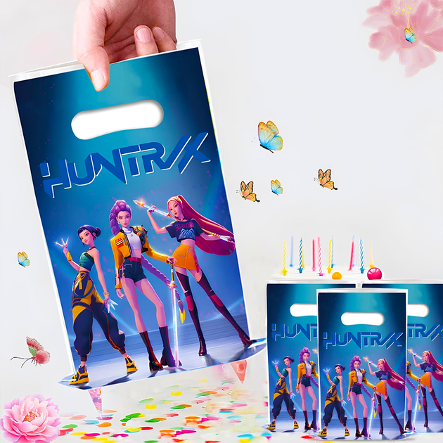 Подарункові Пакети K-POP Demon Hunters Магічний Меч 16х25см 10шт - зображення 2