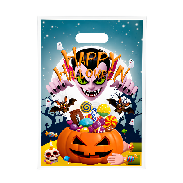 Подарочные Пакеты Happy Halloween 16х25см 10шт Разноцветный - Фото 1 Подарочные Пакеты Happy Halloween 16х25см 10шт Разноцветный - изображение 1
