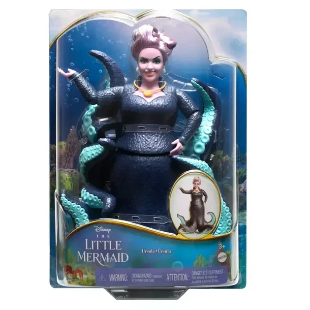 Кукла Урсула 30 см Дисней Русалочка — Морская ведьма Disney Villains Ursula - Фото 2 Кукла Урсула 30 см Дисней Русалочка — Морская ведьма Disney Villains Ursula - изображение 2
