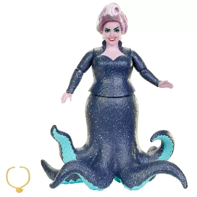 Кукла Урсула 30 см Дисней Русалочка — Морская ведьма Disney Villains Ursula - Фото 3 Кукла Урсула 30 см Дисней Русалочка — Морская ведьма Disney Villains Ursula - изображение 3