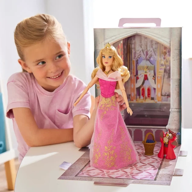 Лялька Аврора 30 см Дісней Спляча красуня — Принцеса Disney Story Doll Aurora - зображення 7