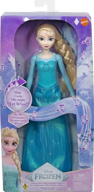 Поющая кукла Эльза Холодное сердце 29 см Mattel (JFH84) — Принцесса Disney Frozen - изображение 2