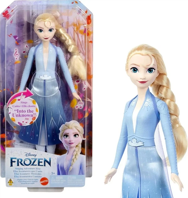 Лялька Ельза співаюча Холодне серце Mattel (HXD31) — Disney Frozen Singing Elsa Doll - Фото 7 Лялька Ельза співаюча Холодне серце Mattel (HXD31) — Disney Frozen Singing Elsa Doll - зображення 7