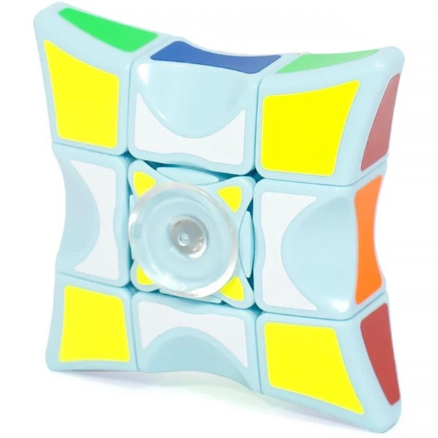 Головоломка Rubik's Cube Fingertips Spinner АБС-пластик компактна 8 см пастельний рожевий, блакитний - Фото 1 Головоломка Rubik's Cube Fingertips Spinner АБС-пластик компактна 8 см пастельний рожевий, блакитний - зображення 1