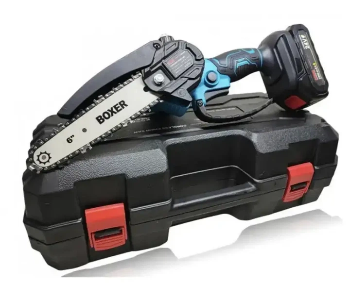 Пила садова акумуляторна BOXER BX-3307 (2х шини 15см) АКБ 24 В 5 А·год - изображение 6
