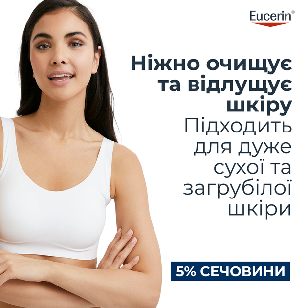 Гель для душа Eucerin 5% UreaRepair для сухой кожи 400 мл (4005800346026) - изображение 3