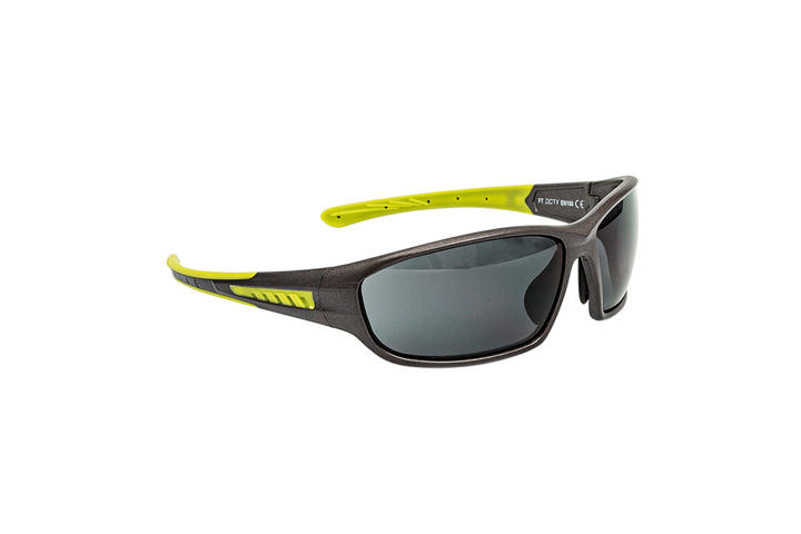 Затемнені окуляри захисні відкритого типу Sizam Premium X-Spec чорні 35053 - зображення 1