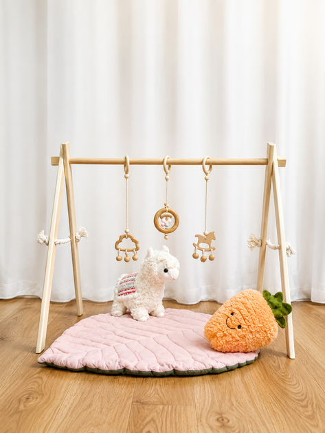 Напольный мобиль + игрушки Детский игровой тренажер Стойка Baby Gym - Фото 2 Напольный мобиль + игрушки Детский игровой тренажер Стойка Baby Gym - изображение 2