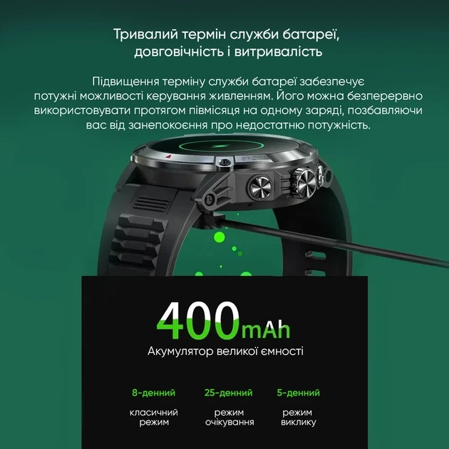 Наручний годинник Modfit Expedition Compass Black - изображение 8