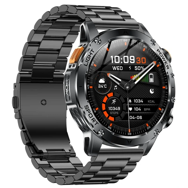 Розумний смарт годинник Smart Power Ultra Steel, 2 ремінці - Фото 7 Розумний смарт годинник Smart Power Ultra Steel, 2 ремінці - зображення 7