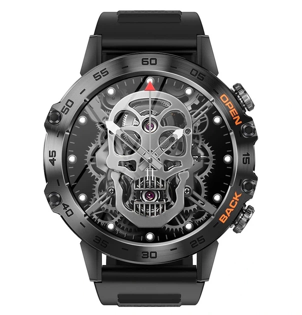 Розумний смарт годинник Smart Delta K52 Black Rubber, 2 ремінці - Фото 5 Розумний смарт годинник Smart Delta K52 Black Rubber, 2 ремінці - зображення 5