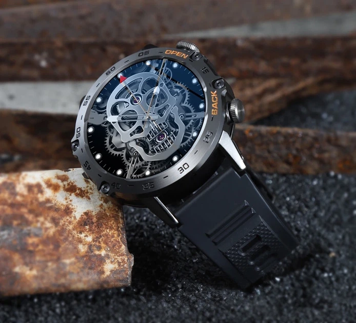 Розумний смарт годинник Smart Delta K52 Black Rubber, 2 ремінці - Фото 9 Розумний смарт годинник Smart Delta K52 Black Rubber, 2 ремінці - зображення 9