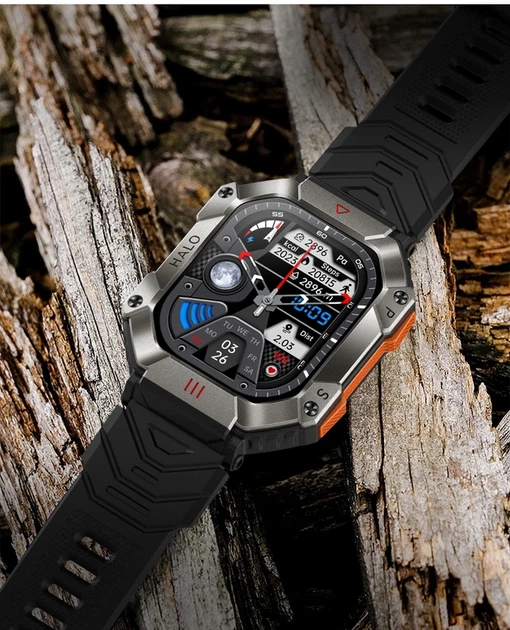 Розумний смарт годинник Smart Racer K+ Black з компасом - Фото 2 Розумний смарт годинник Smart Racer K+ Black з компасом - зображення 2
