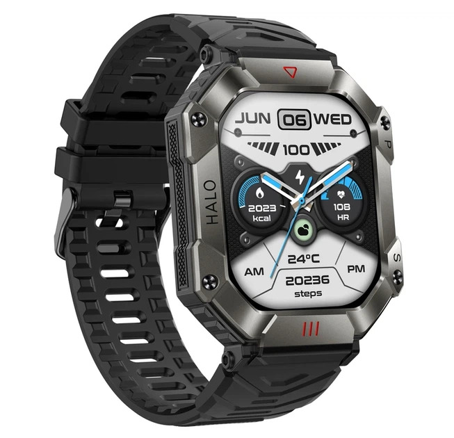 Розумний смарт годинник Smart Racer K+ Black з компасом - Фото 3 Розумний смарт годинник Smart Racer K+ Black з компасом - зображення 3