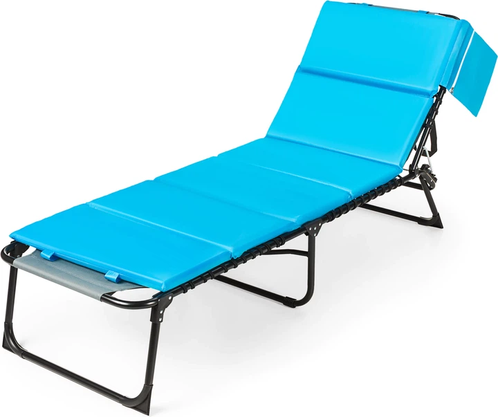 Пляжний складаний килимок Outtec Flex&Sun Блакитний 206029 (5905399050139) - зображення 6