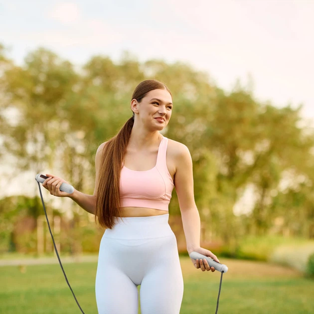 Skakanka bezprzewodowa z licznikiem Gymtek Smart Motion Bluetooth G-42761 Szara (5905884427613) - Zdjęcie 12 Skakanka bezprzewodowa z licznikiem Gymtek Smart Motion Bluetooth G-42761 Szara (5905884427613) - obraz 12
