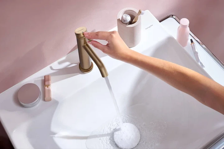 HANSGROHE Tecturis S Змішувач для раковини, матова бронза (73314140) - зображення 2