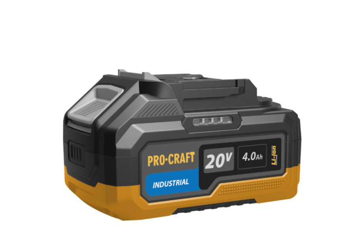 Акумулятор PRO-CRAFT 20V 4.0Ah Li-Ion з LED-індикатором заряду для акумуляторного інструменту та садової техніки удароміцний із захистом від перегріву - зображення 7