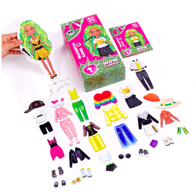 Игра развивающая магнитная одевалка для детей 49 магнитов Vladi toys MC-6342 - изображение 2
