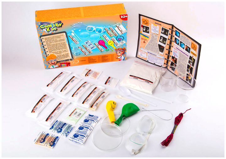 Набор для экспериментов 10 опытов для детей Chemistry Kids Danko Toys MC-6361 - изображение 2