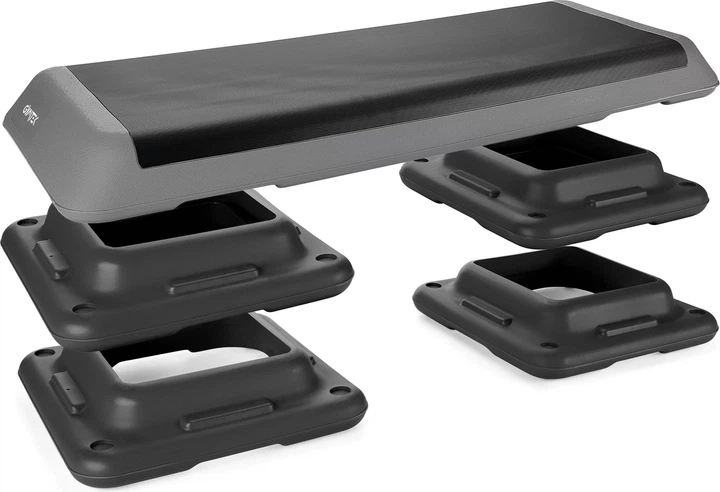 Степ платформа для аеробіки Gymtek 3 рівні Сіра (5907766668640) - Фото 6 Степ платформа для аеробіки Gymtek 3 рівні Сіра (5907766668640) - зображення 6