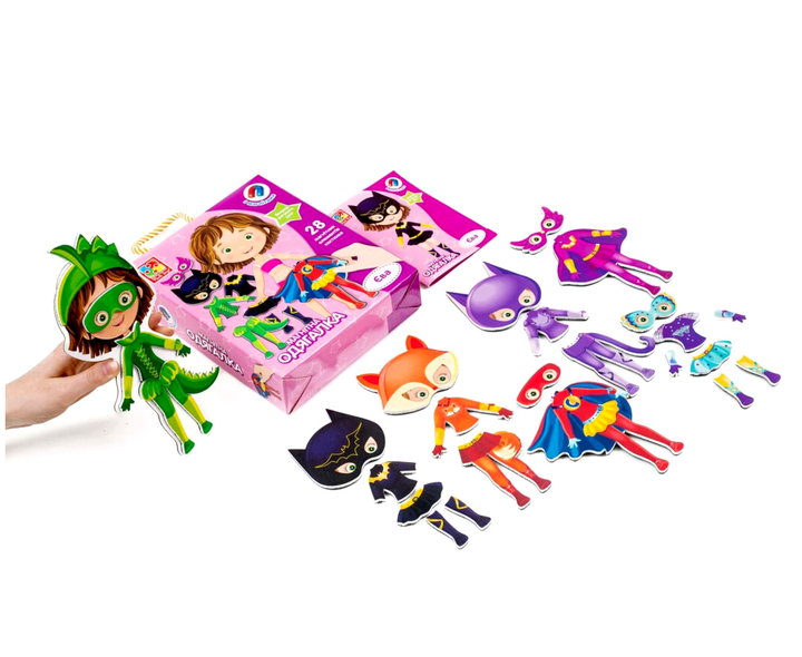 Розвивальна гра магнітна одягалка для дітей 28 елементів Vladi Toys MC-5296 - зображення 3