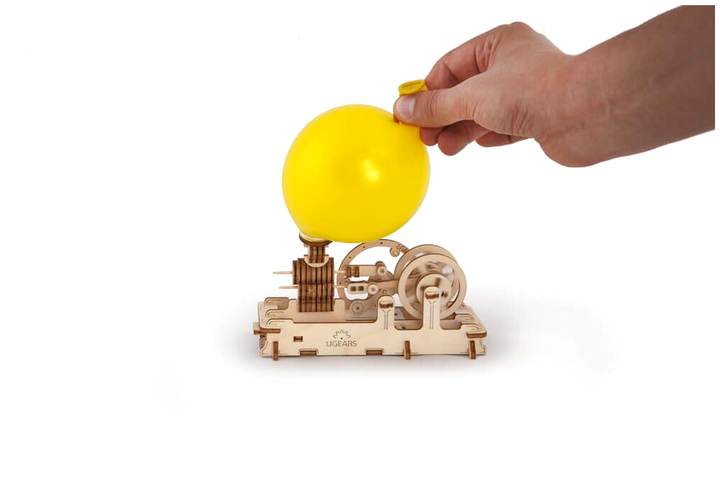 Механический 3D пазл Двигатель 81 деталь для развития мышления Дерево UGEARS MC-4742 - изображение 7