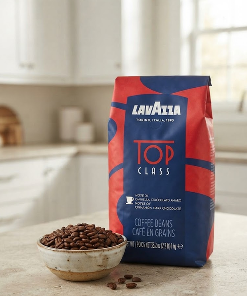 Кофе в зернах Lavazza Top Class 1 кг итальянский купаж арабики и робусты для эспрессо капучино и латте - изображение 7