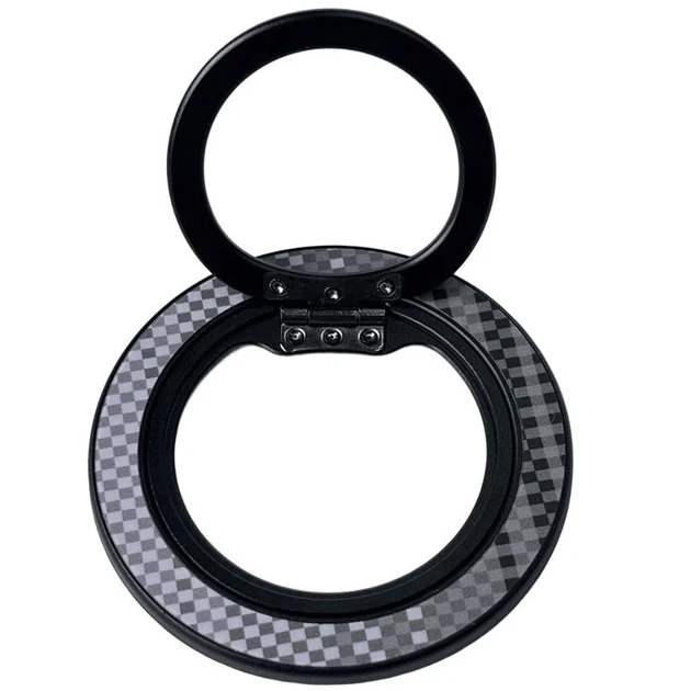 Магнітне кільце-утримувач Epik MagSafe 180° метал чорний-сірий - Фото 3 Магнітне кільце-утримувач Epik MagSafe 180° метал чорний-сірий - зображення 3