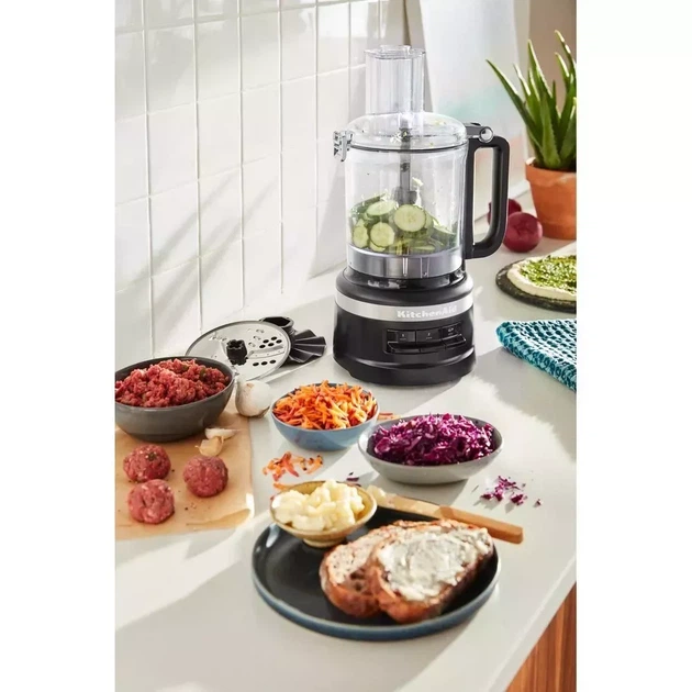 Кухонний комбайн KitchenAid 2,1 л 5KFP0921EBM матовий чорний - изображение 6