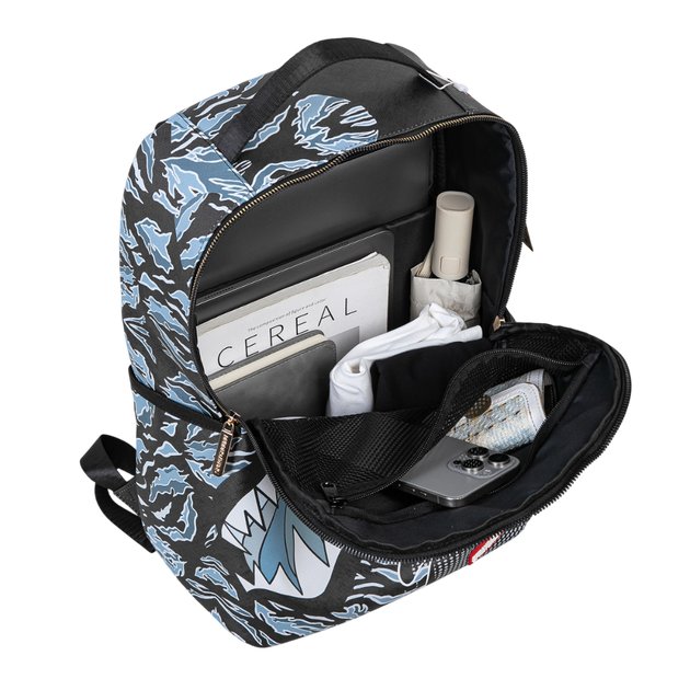 Стильный Рюкзак Sprayground Shark Backpack с принтом акулы Черный 2026 - Фото 3 Стильный Рюкзак Sprayground Shark Backpack с принтом акулы Черный 2026 - изображение 3
