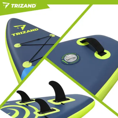SUP-доска 350 см Trizand 180 кг надувная SUP-доска с насосом и веслом для водных прогулок - изображение 7