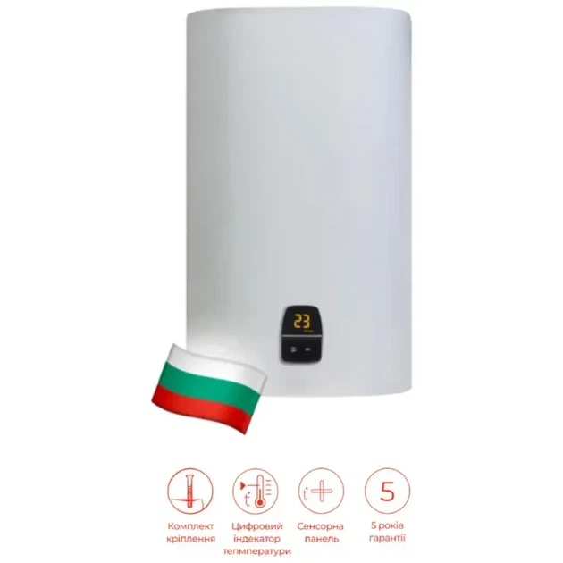 Плоский электрический водонагреватель DJOUL B41-V-80L - изображение 2