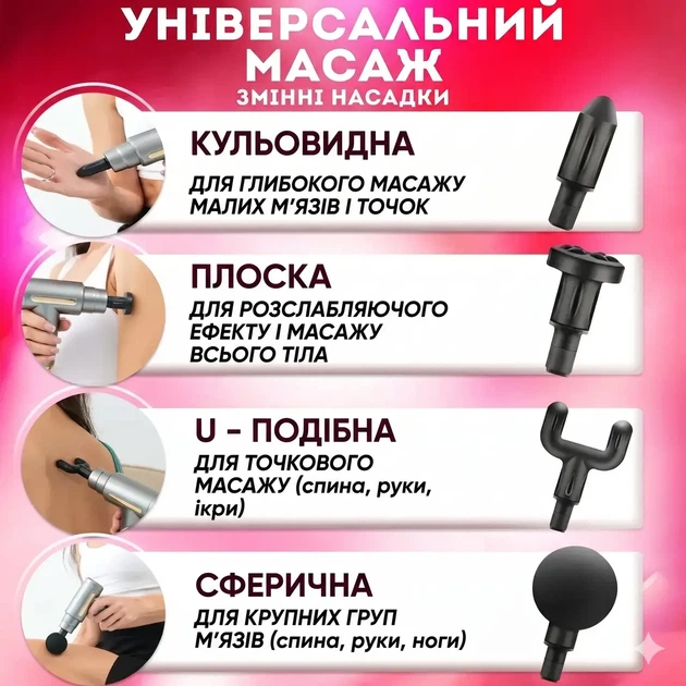 Электрический перкуссионный беспроводной массажер пистолет Massage Gun для тела, спины, ног и шеи, массажный аппарат для мышц, ультракомпактный, ударный, ручной, ультракомпактный элегантный дизайн, черный - Фото 8 Электрический перкуссионный беспроводной массажер пистолет Massage Gun для тела, спины, ног и шеи, массажный аппарат для мышц, ультракомпактный, ударный, ручной, ультракомпактный элегантный дизайн, черный - изображение 8