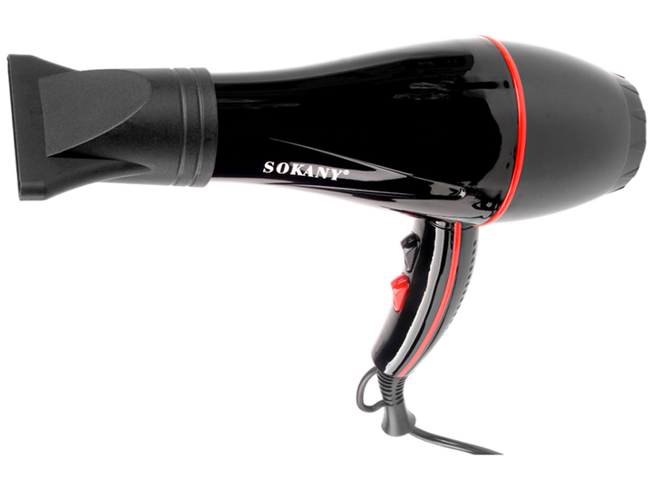 Фен для укладки волос Sokany SK-14022 с 2 концентраторами 2400 Вт Черный - изображение 5