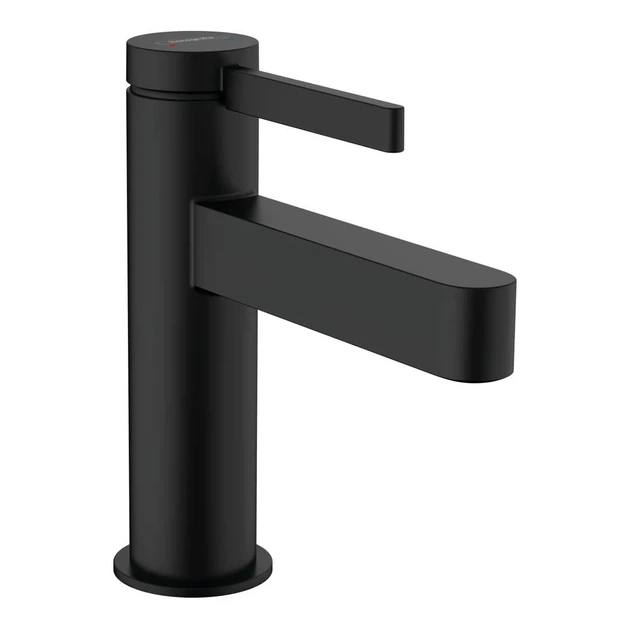 Hansgrohe Finoris 100 Смеситель для умывальника, черный матовый (76010670) - изображение 6