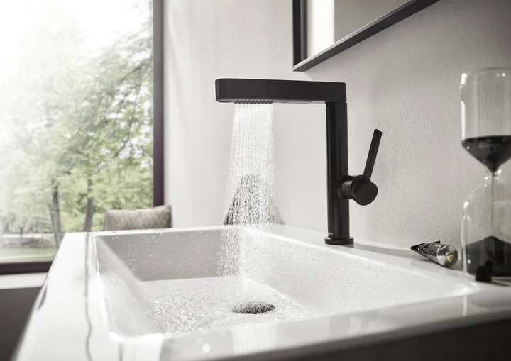 Hansgrohe Finoris 230 Смеситель для умывальника, черный матовый (76063670) - изображение 2