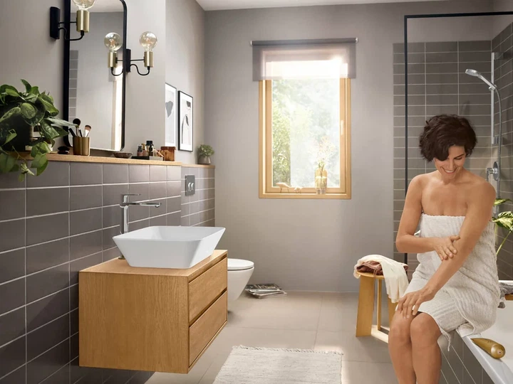 HANSGROHE Rebris E Смеситель для раковины высокий, хром (72591000) - изображение 3
