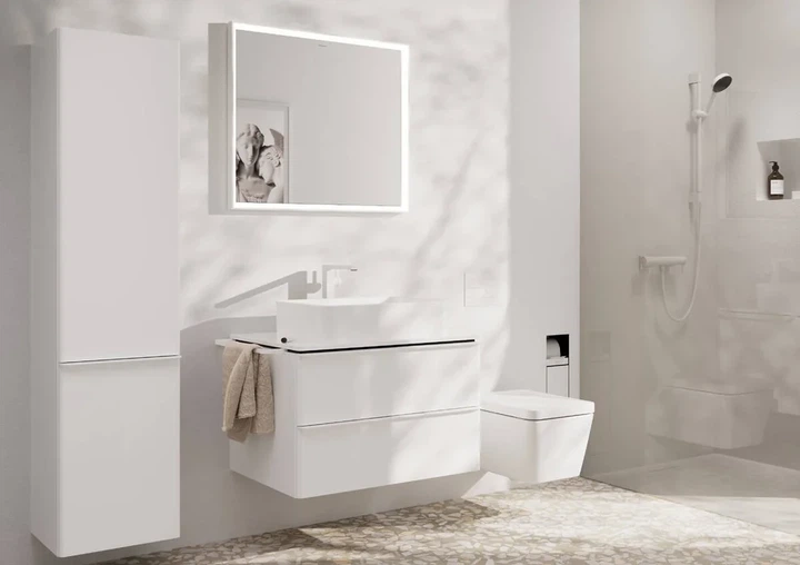 Hansgrohe Tecturis E Змішувач для раковини, білий матовий (73070700) - Фото 2 Hansgrohe Tecturis E Змішувач для раковини, білий матовий (73070700) - зображення 2