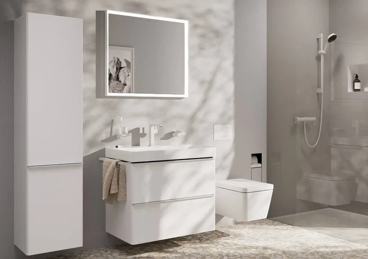 HANSGROHE Tecturis E Змішувач для раковини, білий матовий (73040700) - Фото 2 HANSGROHE Tecturis E Змішувач для раковини, білий матовий (73040700) - зображення 2