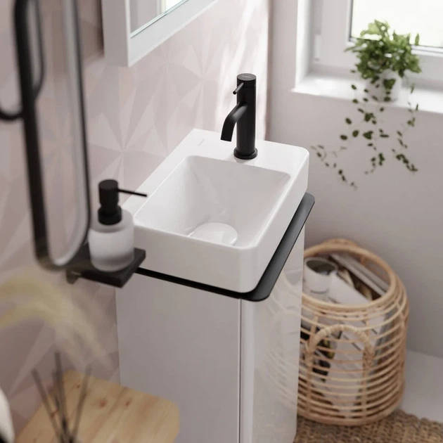 Hansgrohe Tecturis S Змішувач для раковини, чорний матовий (73301670) - Фото 2 Hansgrohe Tecturis S Змішувач для раковини, чорний матовий (73301670) - зображення 2