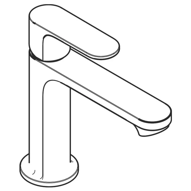 Hansgrohe Rebris S Смеситель для раковины, черный матовый (72588670) - изображение 5