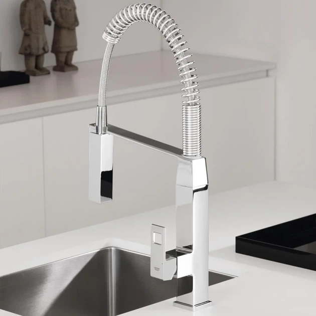 Grohe Eurocube Смеситель для кухни, SuperSteel (31395DC0) - изображение 5