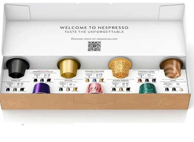 Кавоварка Nespresso Essenza Mini Pure White + дегустаційний набір 7 капсул - зображення 3