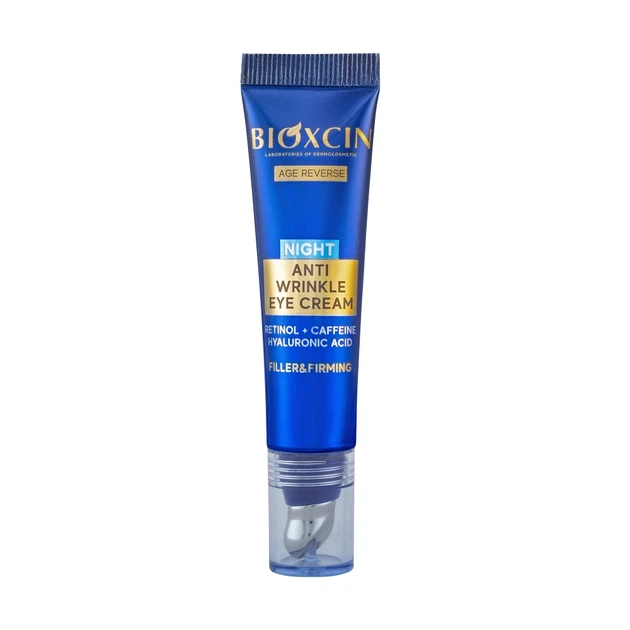 Ночной крем-лифтинг BIOXCIN Age Reverse для кожи вокруг глаз против морщин, 15 мл - Фото 1 Ночной крем-лифтинг BIOXCIN Age Reverse для кожи вокруг глаз против морщин, 15 мл - изображение 1
