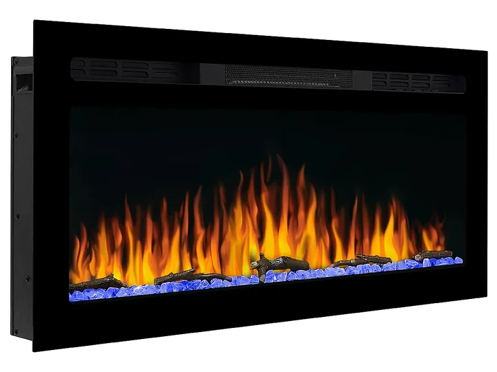 Электрокамин ArtiFlame AF37WR настенный встраиваемый 3D визуализации пламени со звуком с обогревом - изображение 3