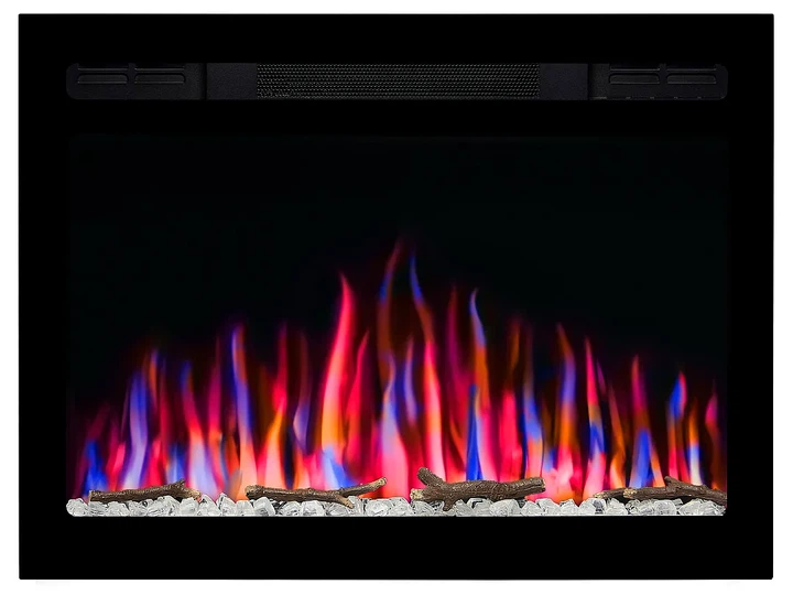 Электрокамин ArtiFlame AF27WR настенный встраиваемый 3D визуализации пламени со звуком с обогревом - изображение 2