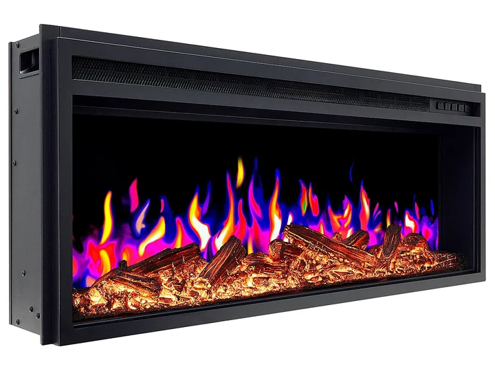 Линейный электрокамин ArtiFlame AF38 Multicolor 3D визуализации пламени 3 цветов со звуком с обогревом - изображение 3
