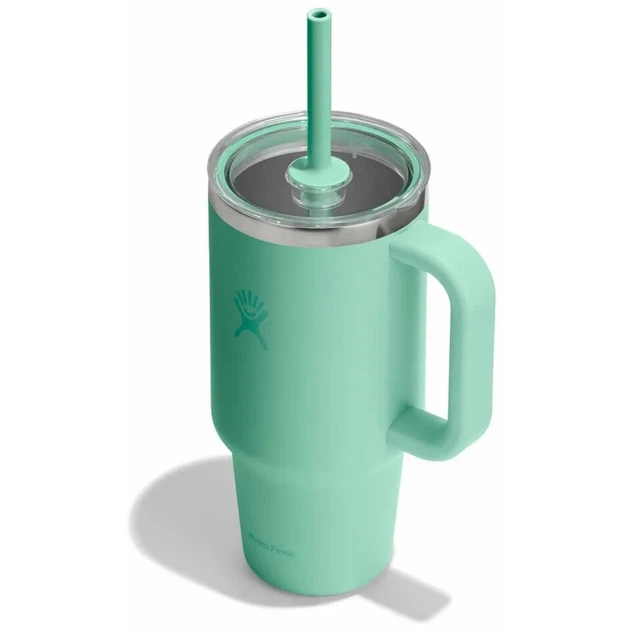 Термочашка Hydro Flask 950 ml Travel Tumbler Clear Lid Зелений - зображення 2